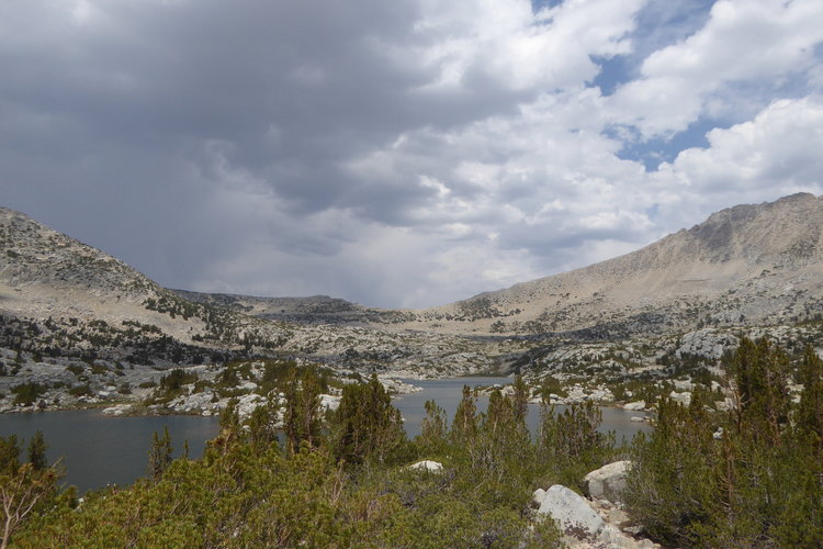 4th Lake of the Pioneer Basin looking Northwest