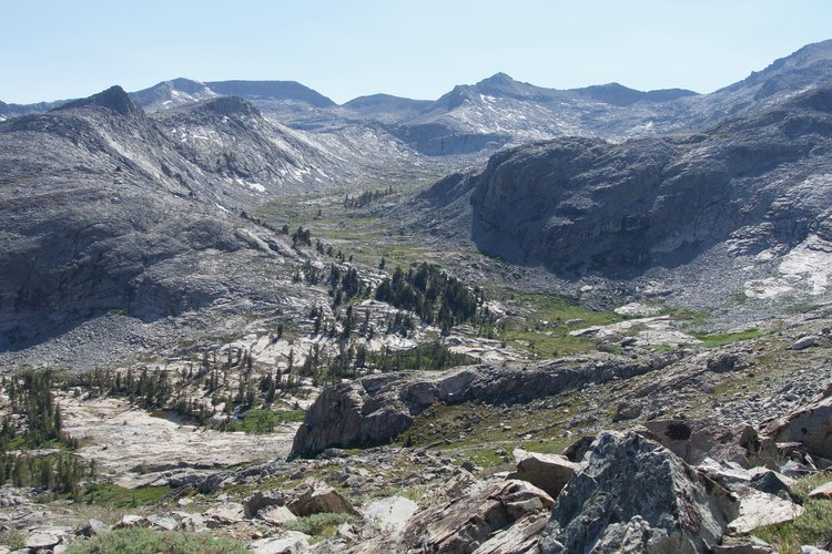 Overlooking Bench Canyon from the SHR
