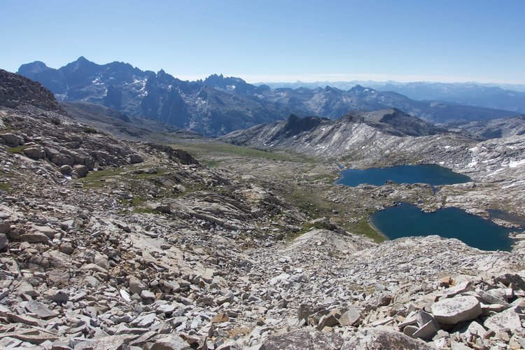 On Blue Lake Pass looking east