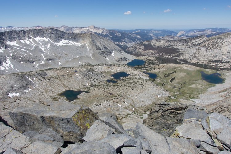 From Parsons Peak, looking over the Lewis Creek headwaters