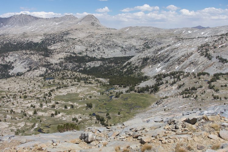 Views from cross-country travel through Maclure Creek Basin, 1 of 2