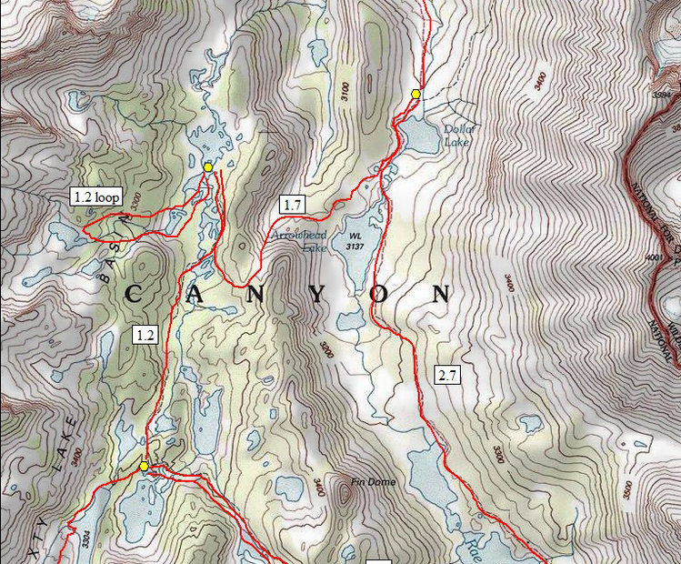 Sixty Lks Basin route