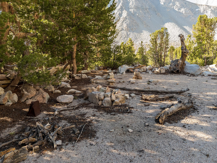 the cowboy camp is still there - we found it the next morning when going to XC up to the trail over the pass.