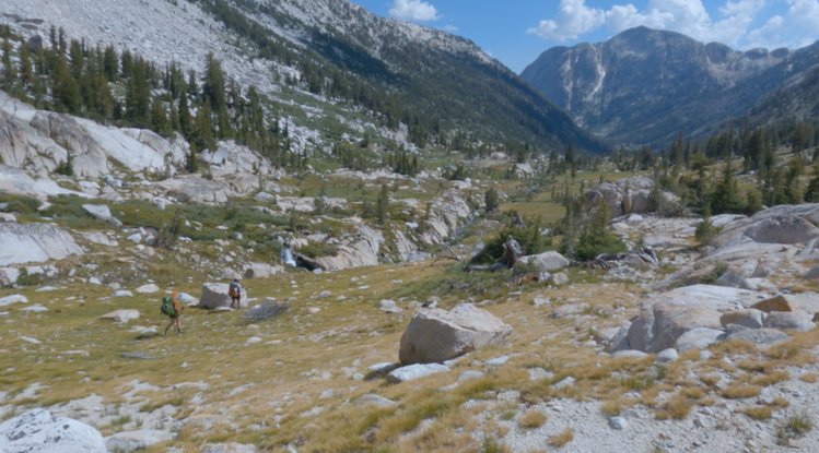 Descending Matterhorn Canyon