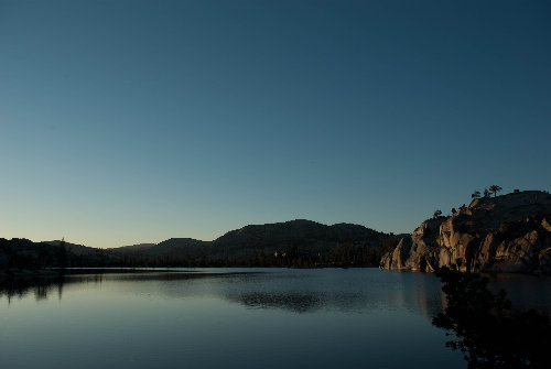 Sunset at Boundary Lake