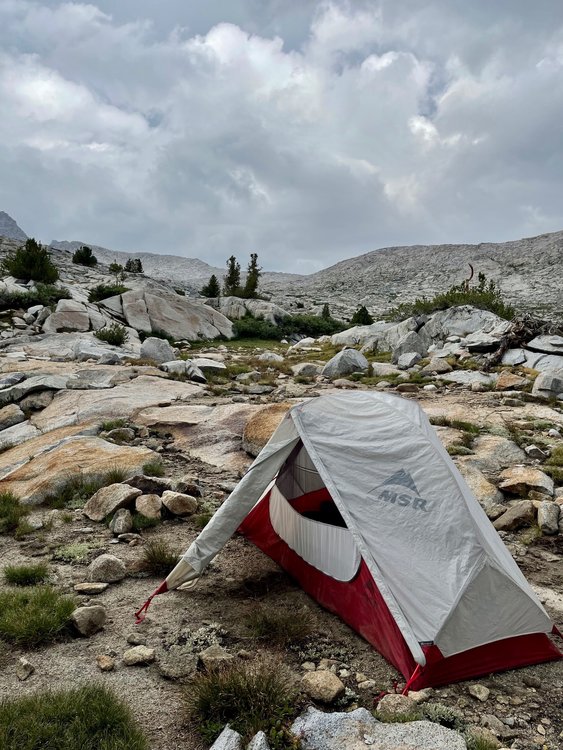 Campsite Below Donohue Pass