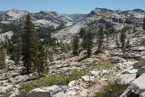 Cherry Creek canyon from Styx pass trail