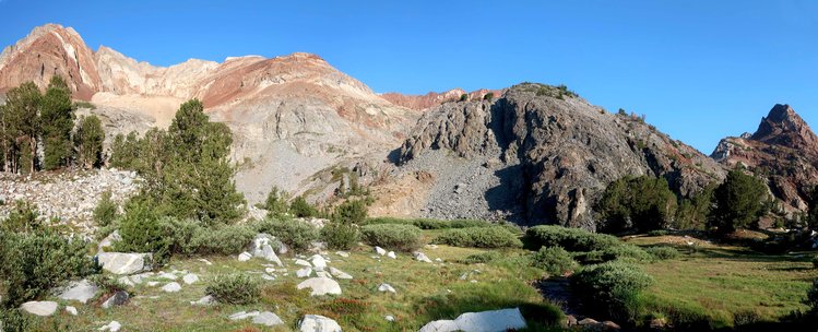 Next morning at Big McGee Lake