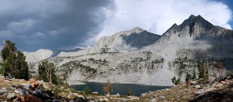 Storm threatening at Big McGee Lake