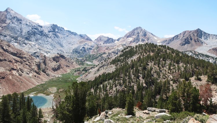 View of valley above Mildred Lake