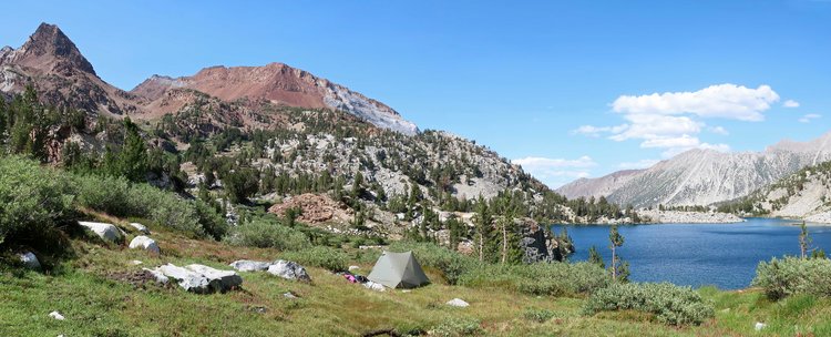 Camp at Big Mc Gee Lake