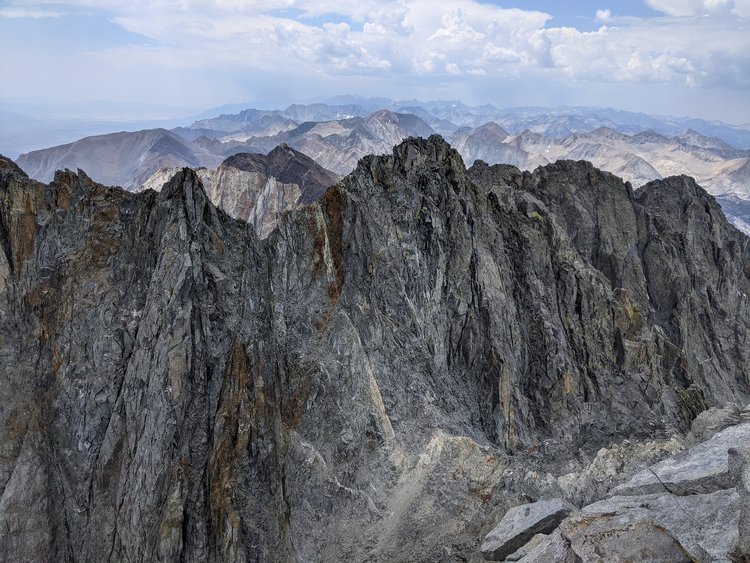 View South from the summit.