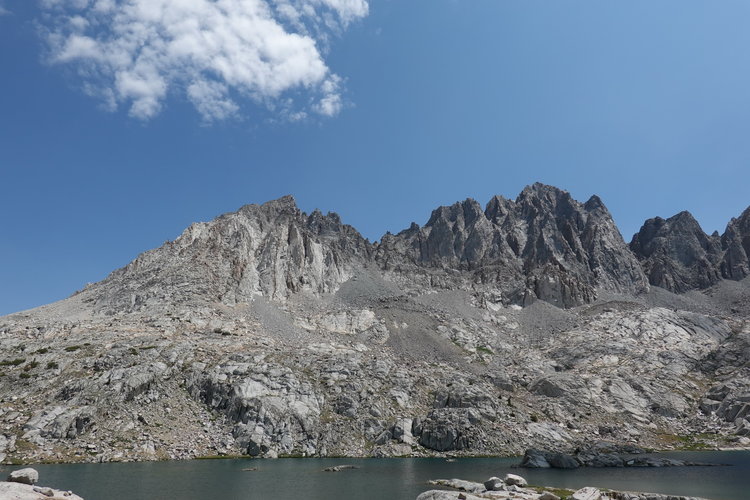Another view of Mt Agassiz and Col.