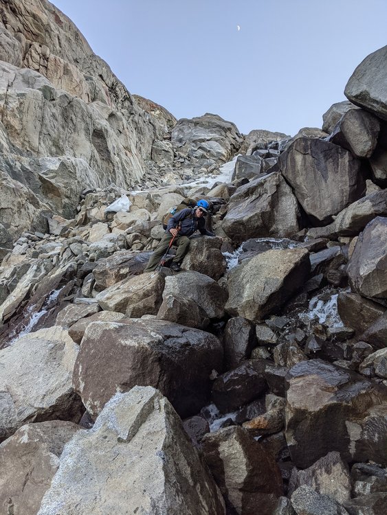 Descending the creek