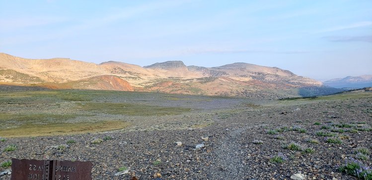 Parker Pass looking northwest