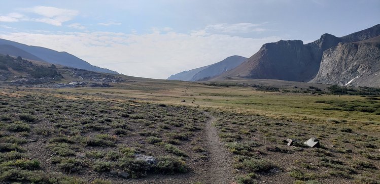 The trail down