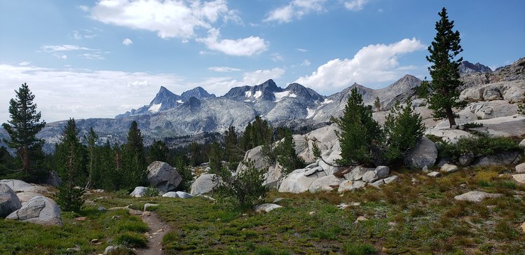 View South as I neared Rush Creek