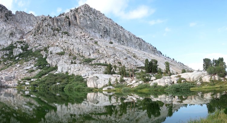 Hummingbird Lake near outlet