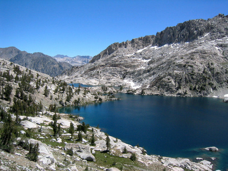 2006 photo of Lake 10458 when weather was good