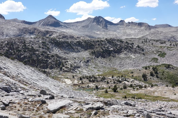 View from Donohue into Lyell canyon