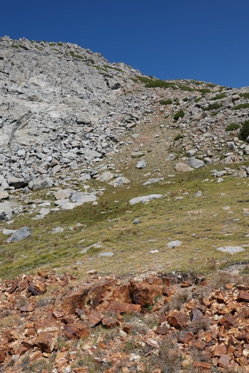 Ridge leading to Ireland basin