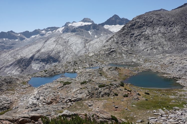 View toward Lyell from the Ireland ridge