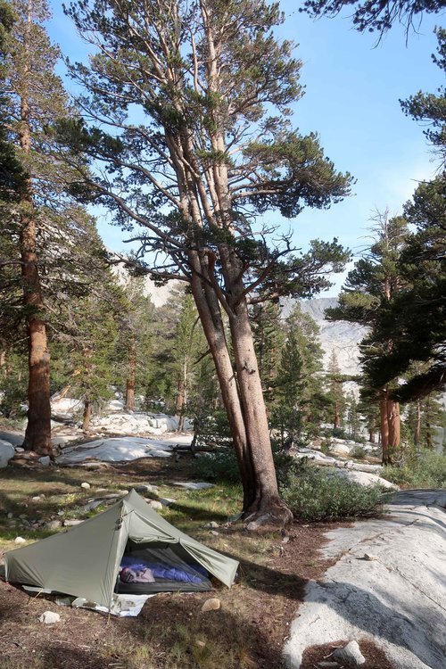 Camp at Colby Lake