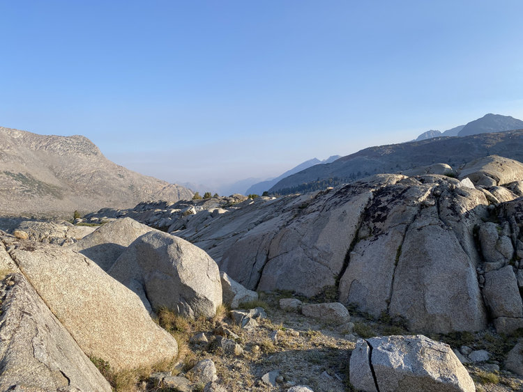 Goddard Canyon looking north