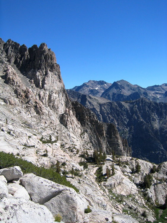 looking down towards Goddard Creek
