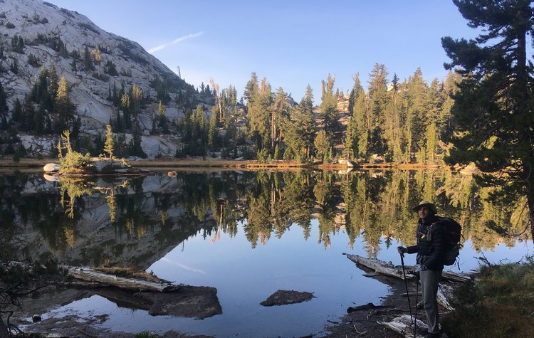 Mirror reflection on Lake 9637.