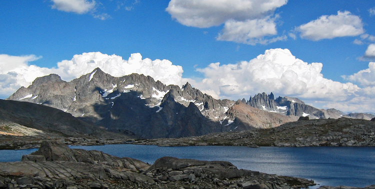 Minarets from Blue Lake