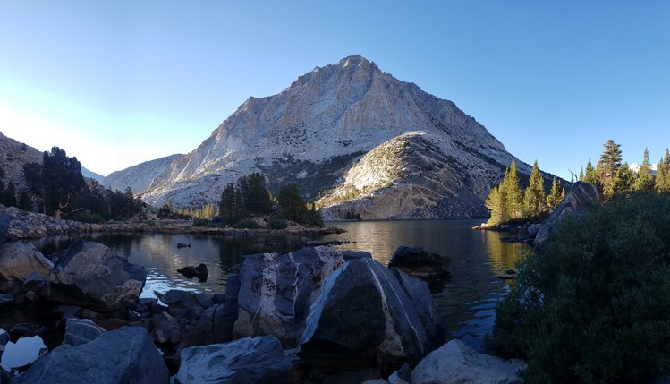 Lower Pine Lake in the morning