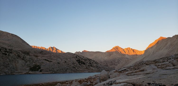 Another beautiful evening show in the high Sierra