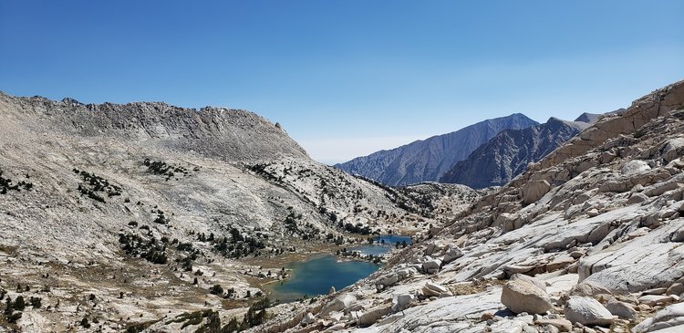 Chalfant Lakes on the way down
