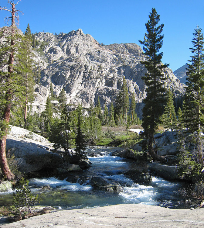 Day 4, view of river near camp