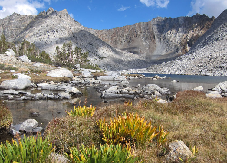Lakes below Striped Mountain