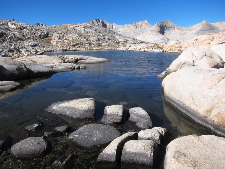 Bench above Palisades Lake