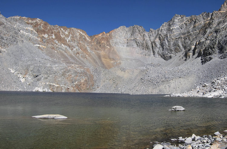 Upper Lake below Striped Mountain