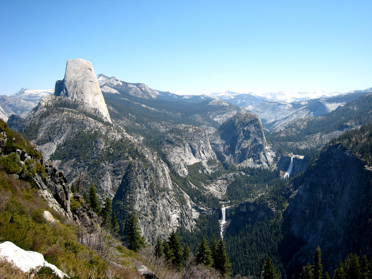 Half Dome from Panorama Tr near Glacier Point