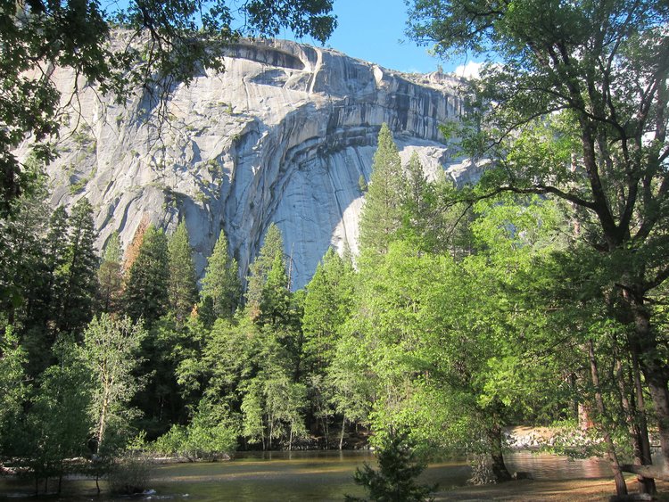 Flooded Merced River near Backpackers Camp