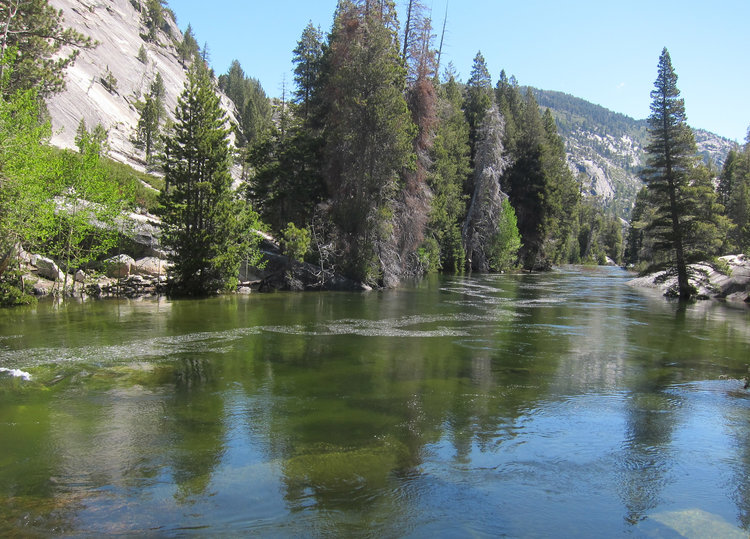 High water at Lower Echo Valley bridge