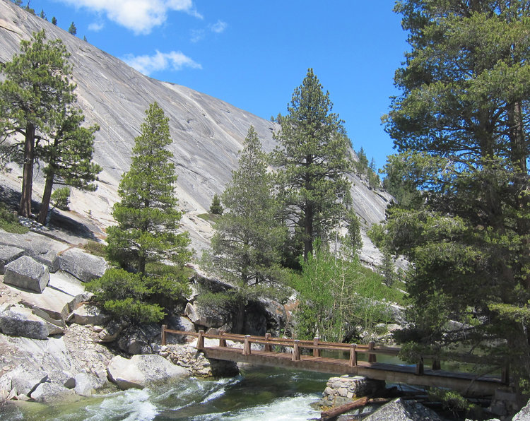 Echo Valley lower bridge on return