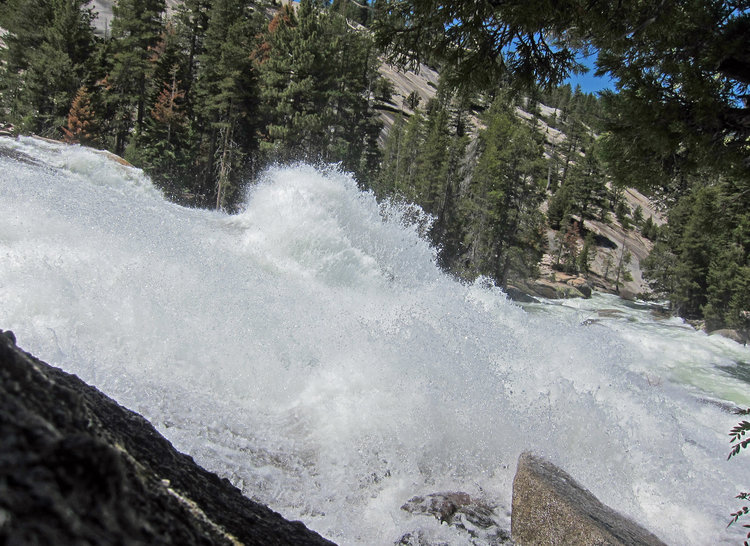 Bunnell Falls waterwheel on return