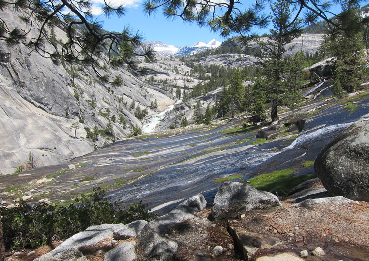 Runoff below Echo Valley bridge