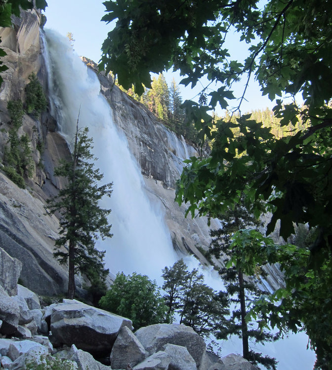 Nevada Falls from Mist Trail