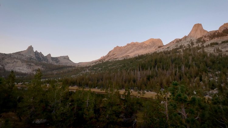 Dusk at Echo Lake