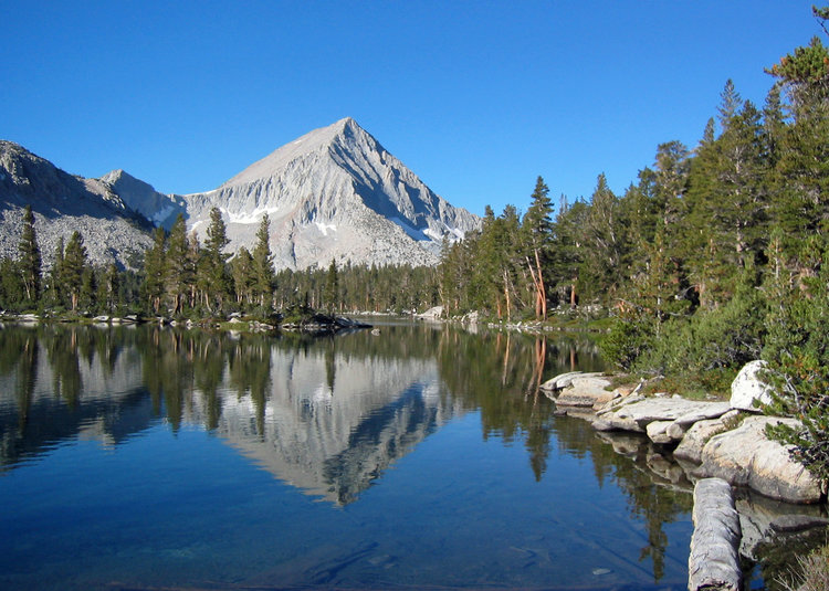 classic view of Arrow Peak from Bench Lake
