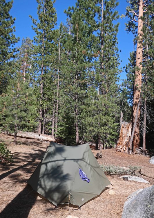 Camp at Clouds Rest juction/Sunrise Creek