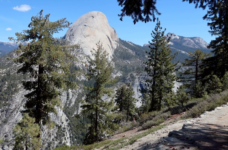 Half Dome from Panorama Trail