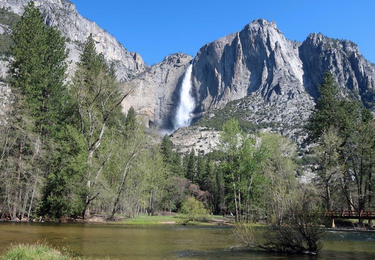Swinging Bridge and Yosemite Falls- Valley day-hike